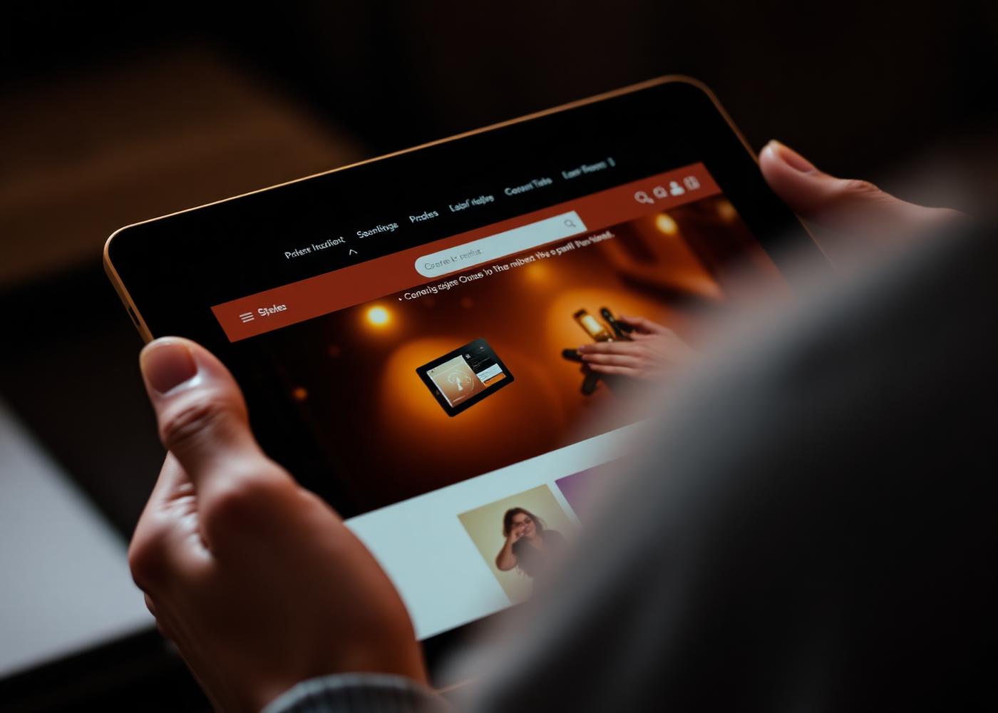 Boutique tablette réalisée par KakaO